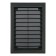 Ventilation grate "Vento" 2030VR, 200x300 mm, with a grid, detachable, graphite
