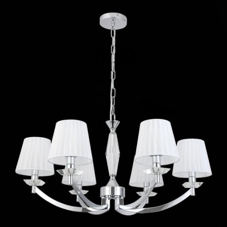 Suspension lamp ST LUCE. SL1756.103.06. Bello. 6x40 watts, E14, 78x78x35 cm, chromium color-3