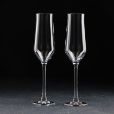 A set of glasses for champagne Alca, 220 ml, 2 pcs