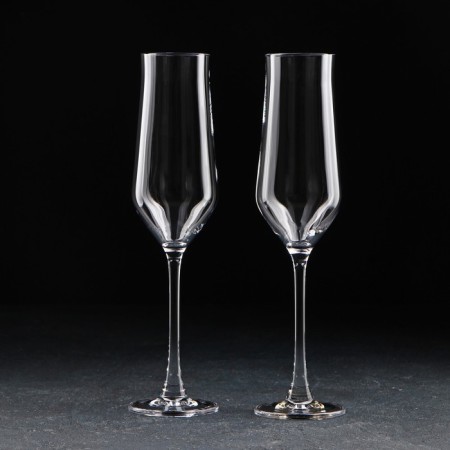 A set of glasses for champagne Alca, 220 ml, 2 pcs