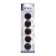 Globus boards 30 mm, 5 pieces, black, in a blister