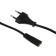 Power cable Cablexpert PC-184/2-1.8m, CEE 7/16-C7, 2-PIN, 2.5 A, 1.8 m, black