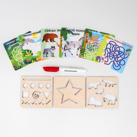 Reusable cards "Write-St.-4