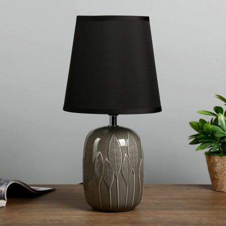 Table lamp "ash" E14 1x40W black 17.5x17.5x34 cm Risalux