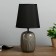 Table lamp "ash" E14 1x40W black 17.5x17.5x34 cm Risalux