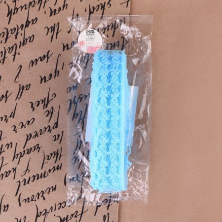 Capricon lace, 23 mm × 10 ± 1 m, blue color No. 33-3