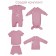 Children's kit: Nature T -shirt and pants, height 62 cm, pink color