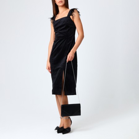 Female bag on a magnet, black color-7
