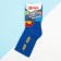 Socks for the boy "Iron Man", Avengers, 16-18 cm, blue color