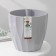 Kashpo for flowers with an insert "flute", 3 l, color gray color