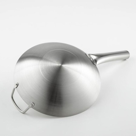 Frying pan-Wok made of stainless steel Chief, with a pen, d = 28 cm-2