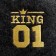 Bath cap with embroidery "King 01"