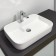 Comforty 78574-60 liner shell, rectangular, white color, 60 cm