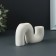 Ground "Jasmine" White, 13x3.5x7.5cm