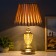 Table lamp with backlight "Melange" 1x60W E27 gold 25x25x43 cm Risalux