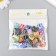Beads for creativity plastic "Square Colorful stains" set 20 grams 0.5x2.1x1.9 cm
