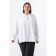 Female blouse, size 54, white color