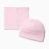 Kit (hat, snood) for the girl, the color is light pink, size 52-54
