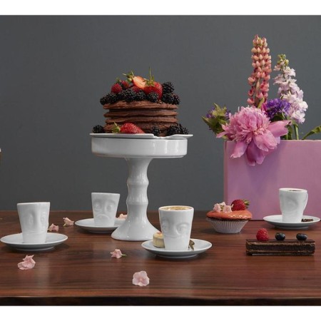 Coffee cup with a saucer TASSEN TASTY, 80 ml, white color-3