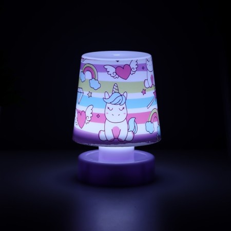 Nightnight "Unicorn" LED from batteries 3HAAA 7.5x7.5x11 cm Risalux-3