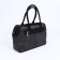 Sakvyazh Bag "Golden Rain" with lightning, external pocket, long belt, dark gray color
