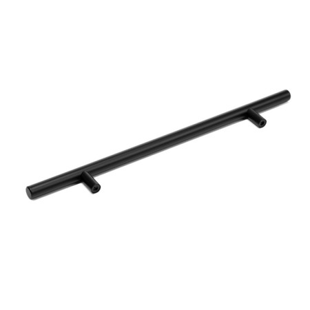 Hand -on Tundra Rail, Stainless. steel, d = 12 mm, m/o 192 mm, black color, packaging 500-4