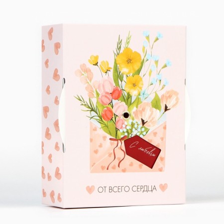 Folding box "with all my heart", 16 x 12 x 5 cm-2