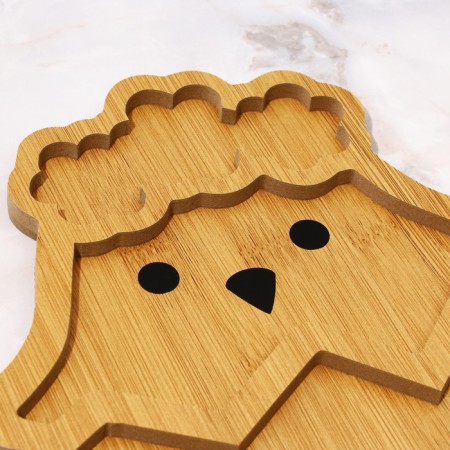 Menzhitsa, set of 2 pcs., Tree “Dishes: Easter animals”, hare 30x24 cm, chicken 30x24 cm.-10