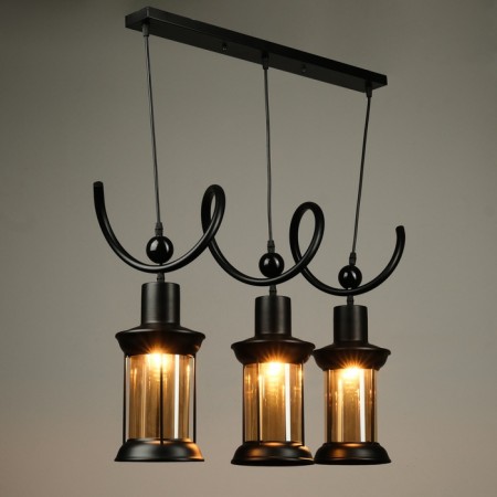 Lamp "Vigo" 3he27 40W black 63x15x80 cm-4