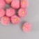 Decor for creativity Artificial fur "ball" pink set 10 pcs, d = 2 cm