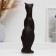 The figure "cat stands" black, 21cm