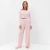 Female set (longshit, trousers) minku: Home Collection Pink color, pr 48