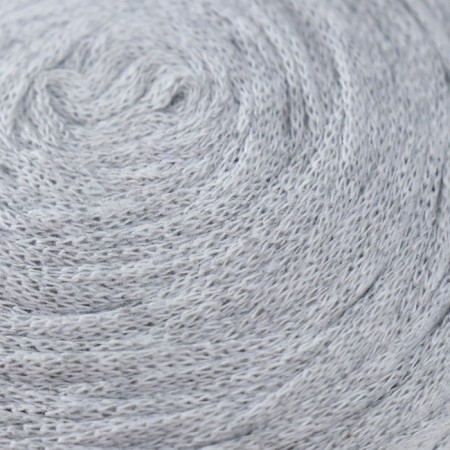 Ribbon yarn 40% polyester, 60% cotton 125m/250g (756 silver)-2