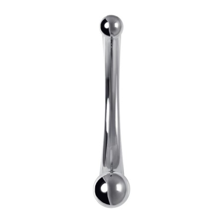 Metal dildo Metal by Toyfa, Metal, Silver, 21 cm-1
