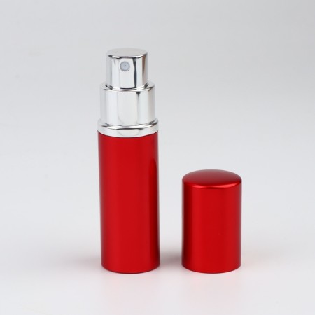 Perfume bottle, with a spray, 10 ml, red color-8
