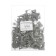 Rice-tox fixer gray for pipes 32 mm, 100 pcs.