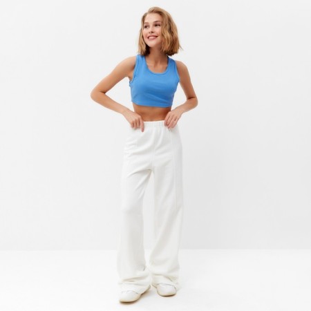 Women's pants Minaku: Casual Collection Ecrew color, rr 48-1