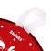 Ledyanka Soft "Snowman and Deer", diameter 33 cm, red