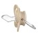 Nipple - orthodontic dummy, silicone, +6 months, with a holder, beige color