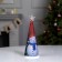LED figure "Christmas tree with a snowman" 7.5 × 21 × 7.5 cm, plastic, batteries CR2032x1, glow of multi
