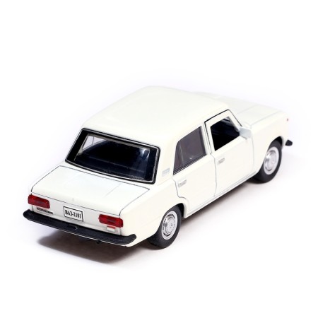 VAZ-2101 metal machine 12 cm, inerts, white 2101-12-wh (72)-2