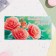 The envelope for the money "Happy Birthday!" Glitter, Congrev, Pink Roses, 17 x 8 cm