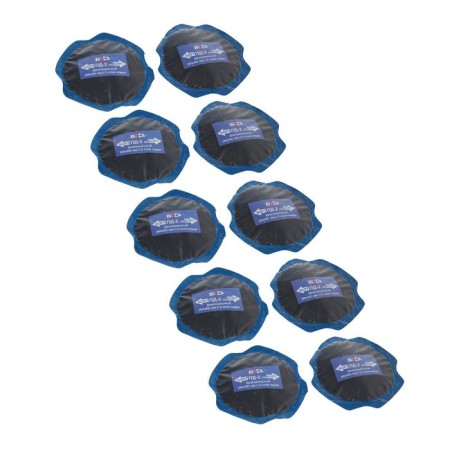 Rubber cord patch for diagonal tires PD-2 XV, 80x80 mm, 2 layers of cord, set 10 pcs.