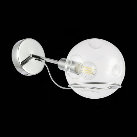 Wall lamp EVOLUCE. Sle102501-01. BACA. 1x40 W, E14, 14x18 cm, color chromium-3