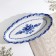 Dish "tray", deep, 36x17x6 cm, gzhel