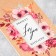 An envelope for money with an additional element "Gift", flowers, handmade, 19 × 9 cm