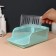 Organizer for storing cosmetic supplies "Prestige", 2 sections, 23 × 16.1 cm, mint color
