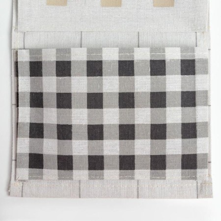 Textile pocket "cell" 2 compartments, 20x41 cm-4