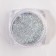 Sparkles for decor, reflective, large, silver color