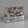 Garland “thread” 2 m Rosa with nozzles “ice petals”, IP20, silver thread, 40 LED, white glow, AAX3